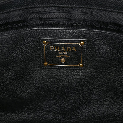 Prada Vitello Phenix Tote Black 6 of 10