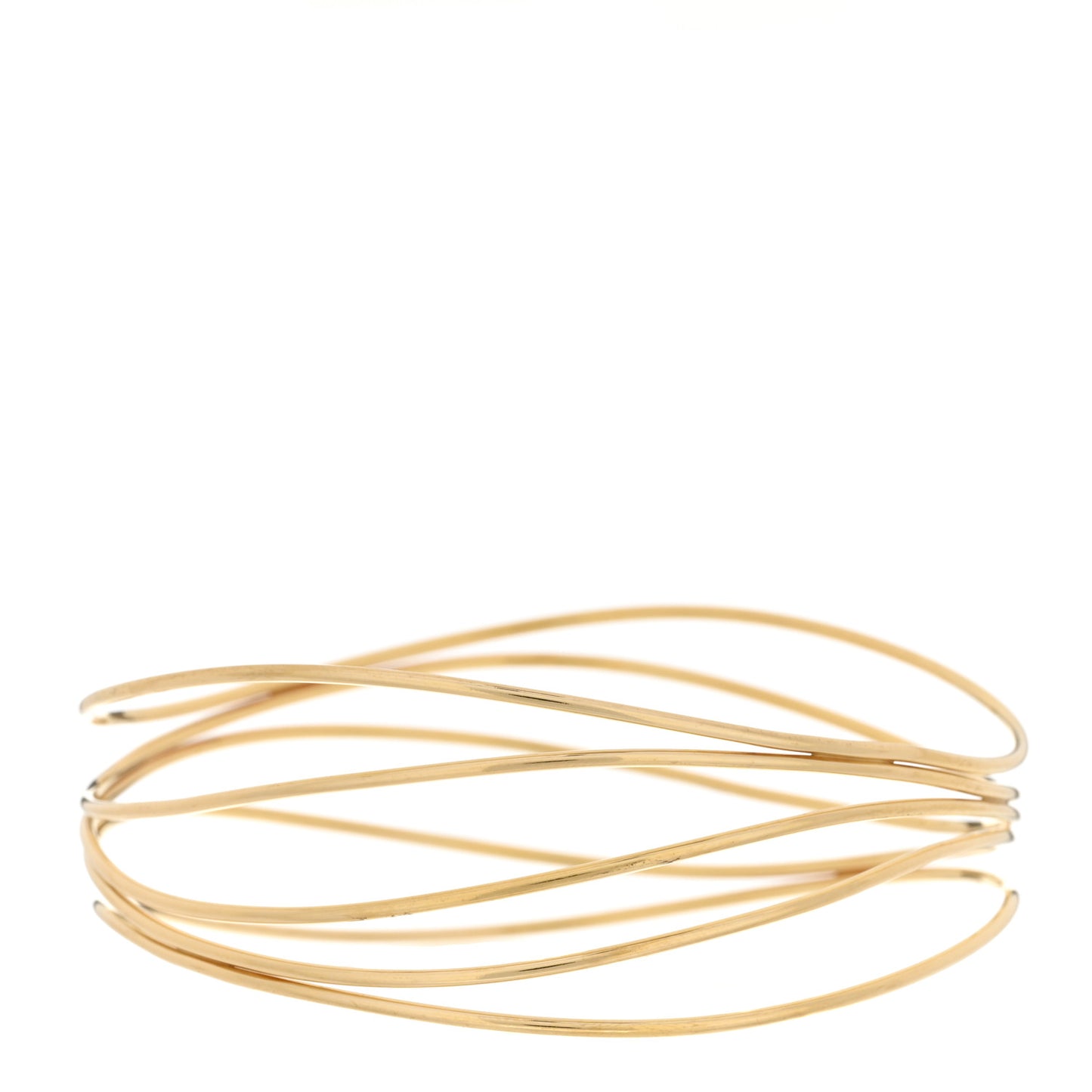 18K Yellow Gold Elsa Peretti Wave Five-Row Bracelet