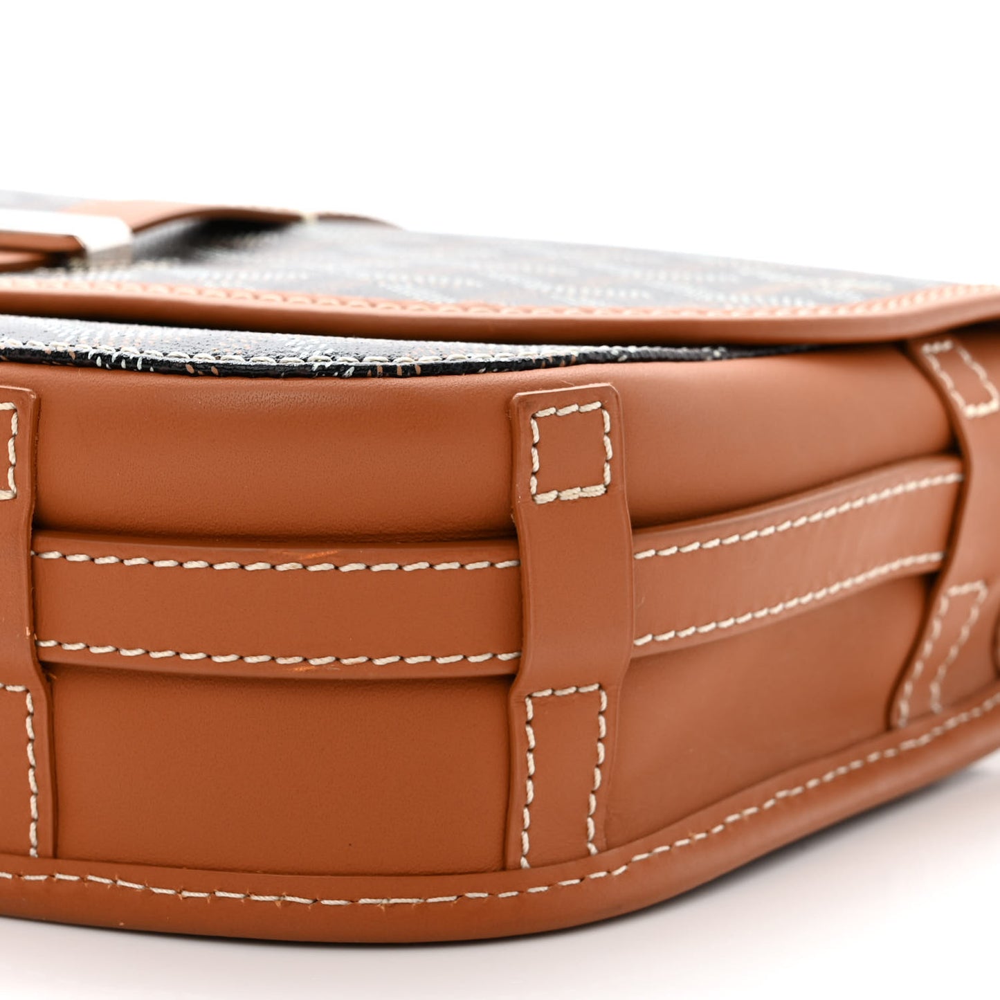 Goyardine Belvedere II PM Messenger Bag Black Gold
