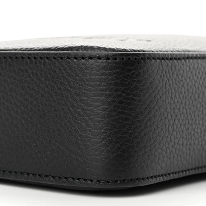 Burberry Grainy Calfskin Logo Embossed Crossbody Bag Black 9 of 10