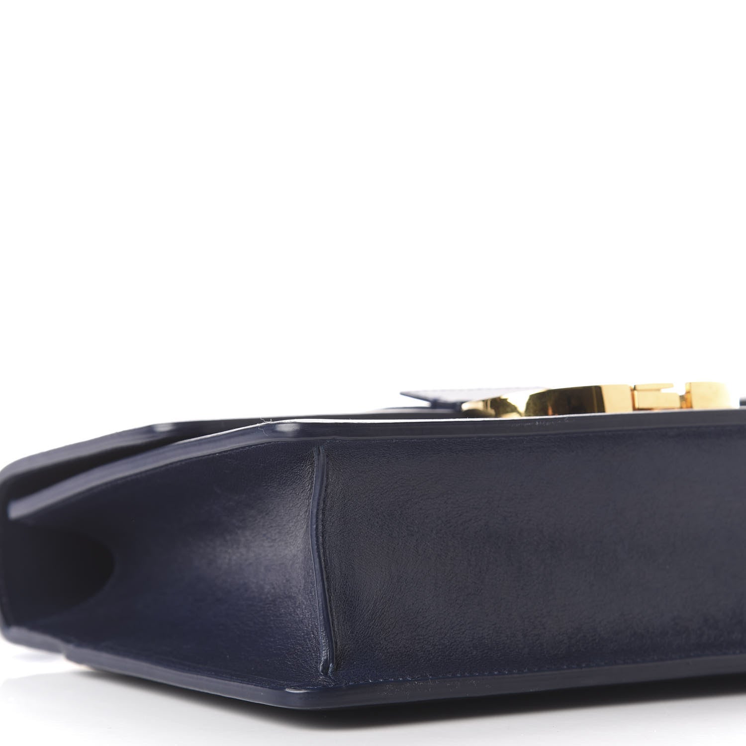 Christian Dior Shiny Crinkled Lambskin 30 Montaigne Flap Bag Indigo 6 of 11