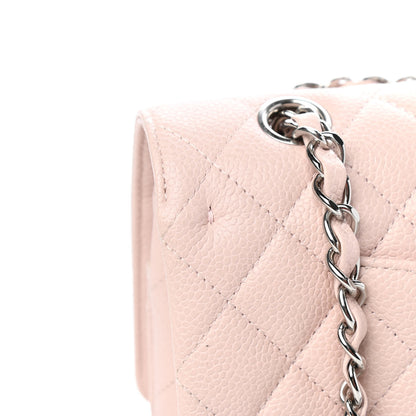 Chanel Caviar Quilted Medium Double Flap Light Pink 10 of 11