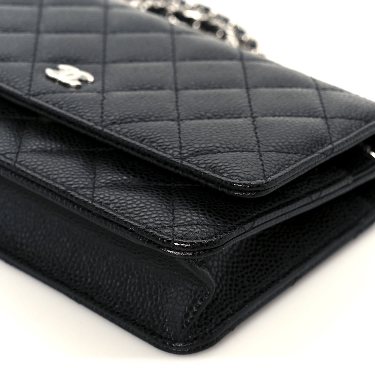 Chanel Caviar Quilted Wallet on Chain WOC Black 11 of 11