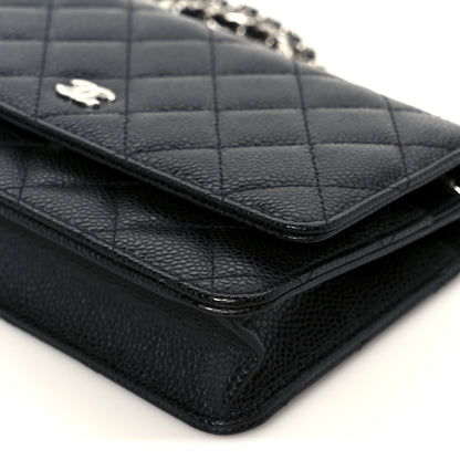 Chanel Caviar Quilted Wallet on Chain WOC Black 11 of 11