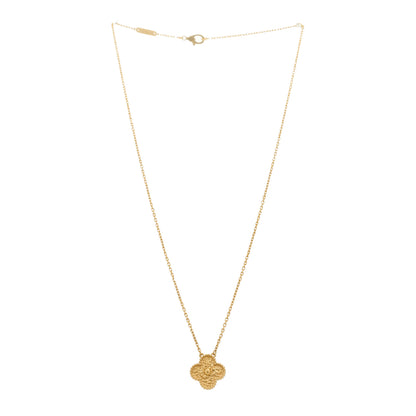 Van Cleef & Arpels 18K Yellow Gold Vintage Alhambra Pendant Necklace 2 of 5
