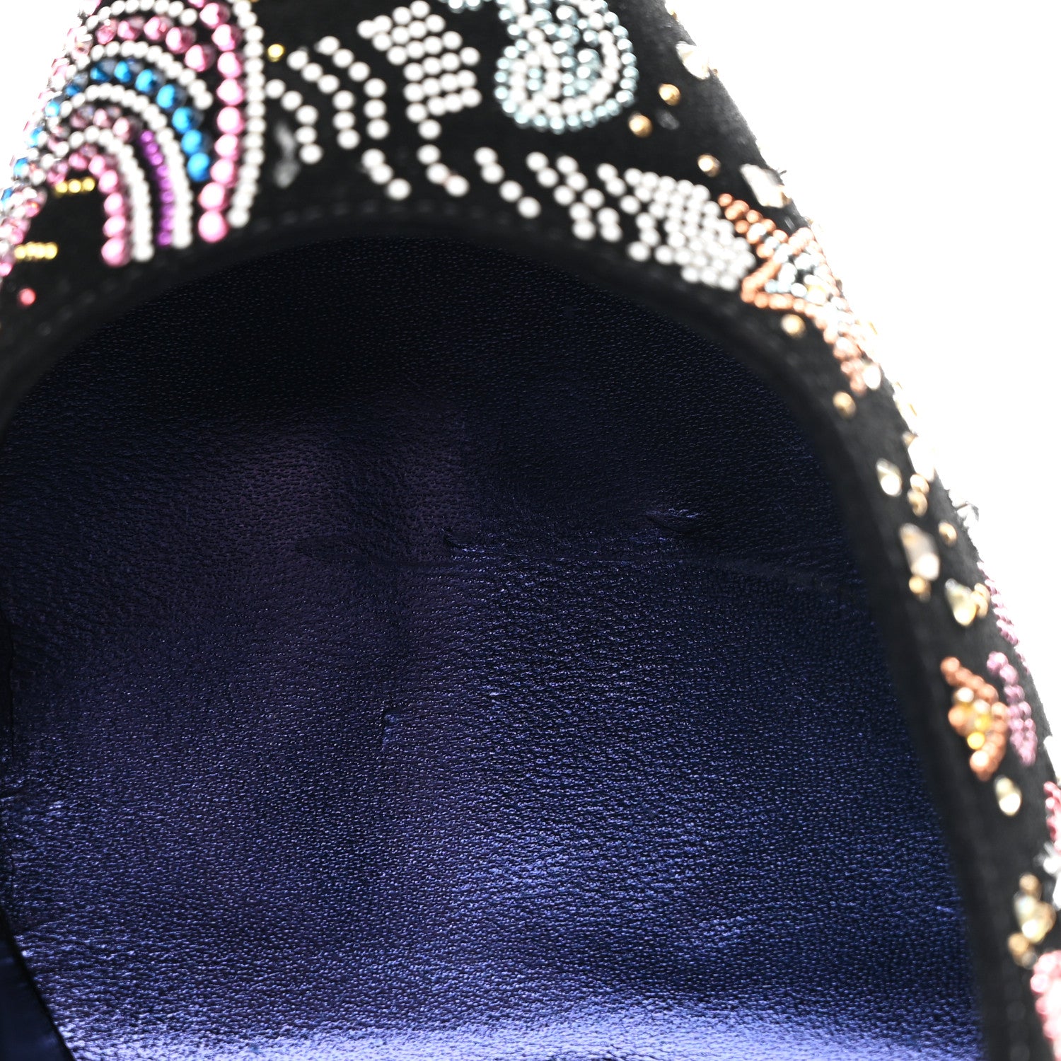 Christian Louboutin Suede Crystal Embellished Starlight Hot Chick 100 Pumps 40 Black Multicolor 10 of 10