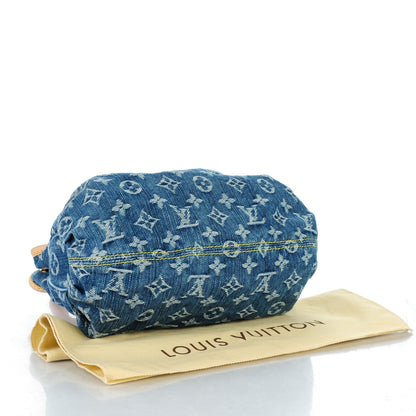 Louis Vuitton Monogram Denim Pleaty Blue 4 of 7