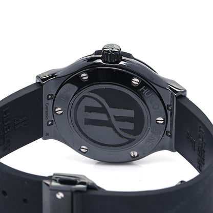 Hublot Titanium Ceramic Rubber 38mm Classic Fusion Quartz Watch Black 561.CM.1770.RX 4 of 4