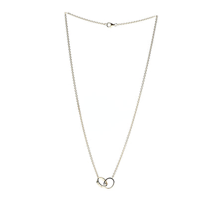 Cartier 18K Yellow Gold Interlocking LOVE Necklace 2 of 6