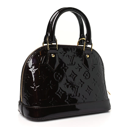 Louis Vuitton Vernis Alma BB Amarante 3 of 9