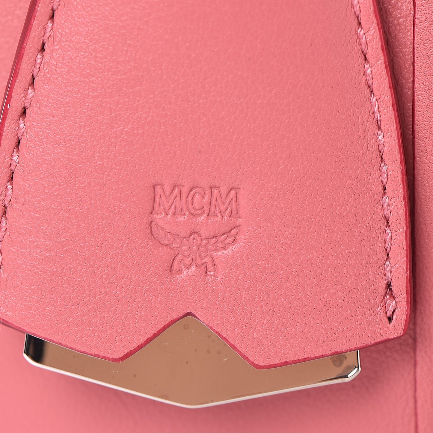 Calfskin Small Essential Boston Bag Pink