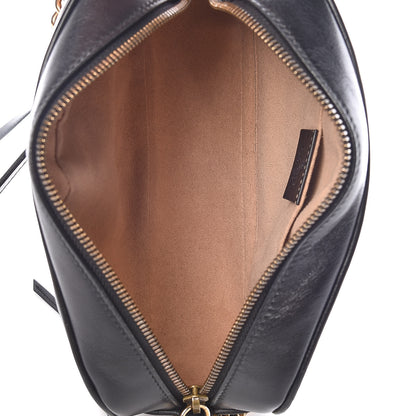Gucci Calfskin Matelasse Small GG Marmont Chain Shoulder Bag Black 5 of 15