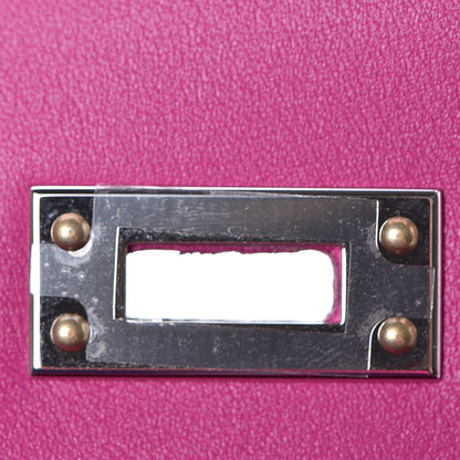 Hermes Swift Kelly Pochette Clutch Rose Pourpre 8 of 24