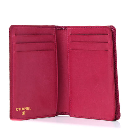 Chanel Caviar Timeless CC Card Holder Wallet Dark Pink 5 of 18