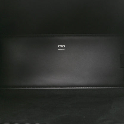 Fendi Vitello King Plexiglass Medium Fendi Sunshine Shopper Tote Black White 5 of 9