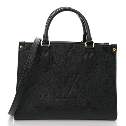 Louis Vuitton Empreinte Monogram Giant Onthego PM Black 1 of 9