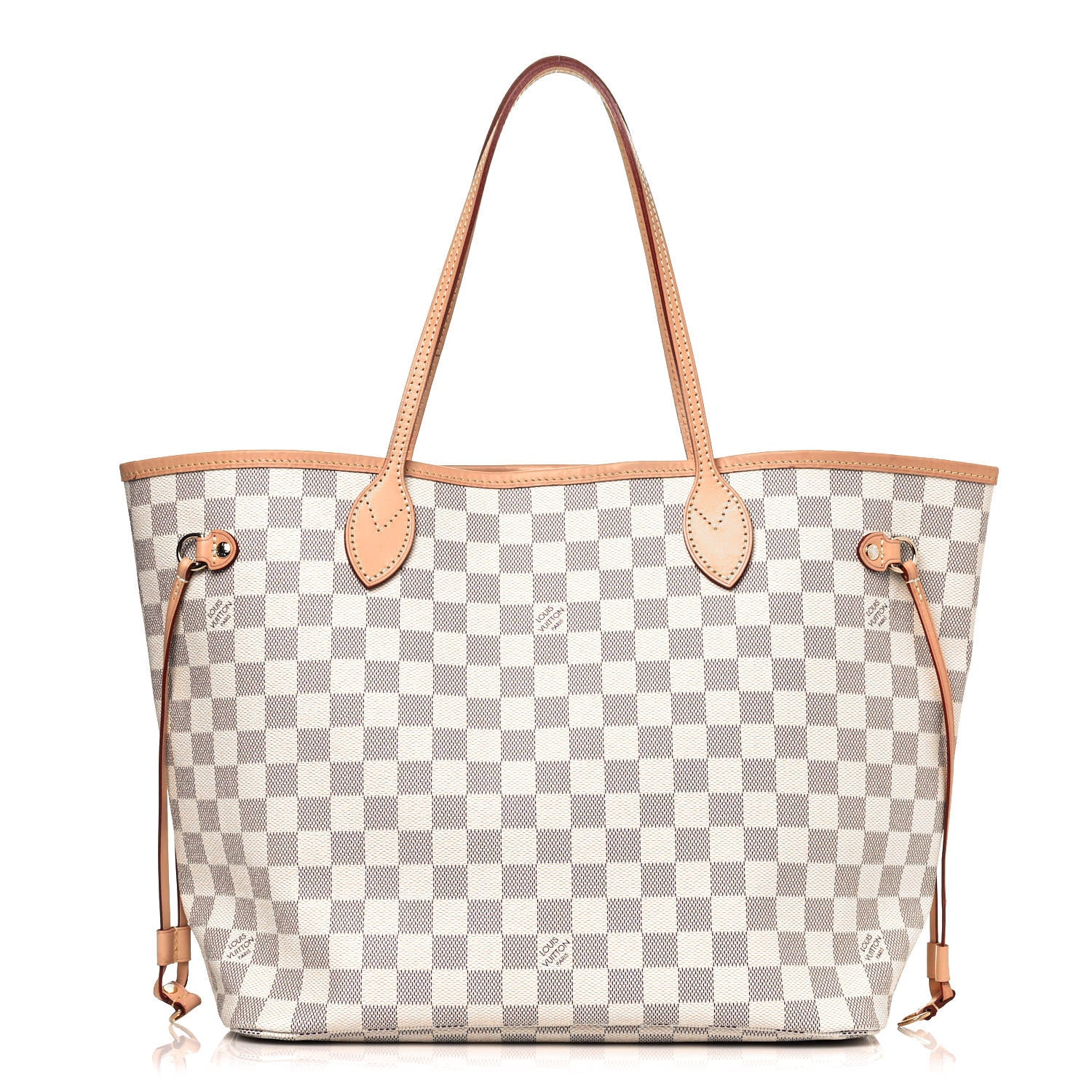Louis Vuitton Damier Azur Neo Neverfull MM Rose Ballerine 1 of 13