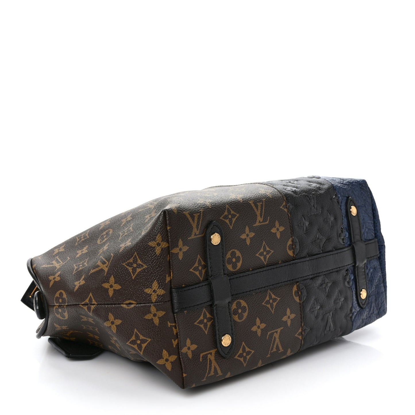Monogram Stripes Medium Bag Marine