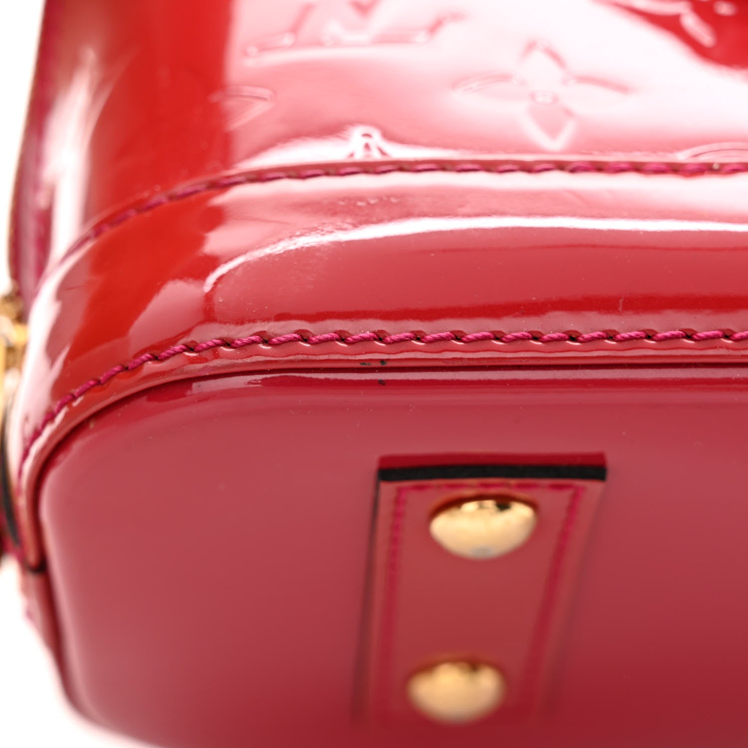 Louis Vuitton Vernis Alma BB Rose Indien 12 of 14