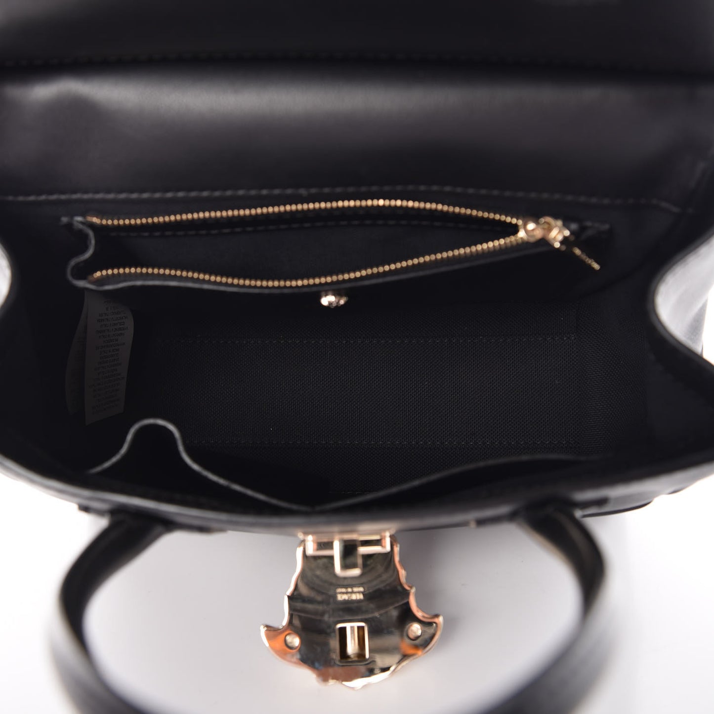 Calfskin Medium Palazzo Empire Bag Black