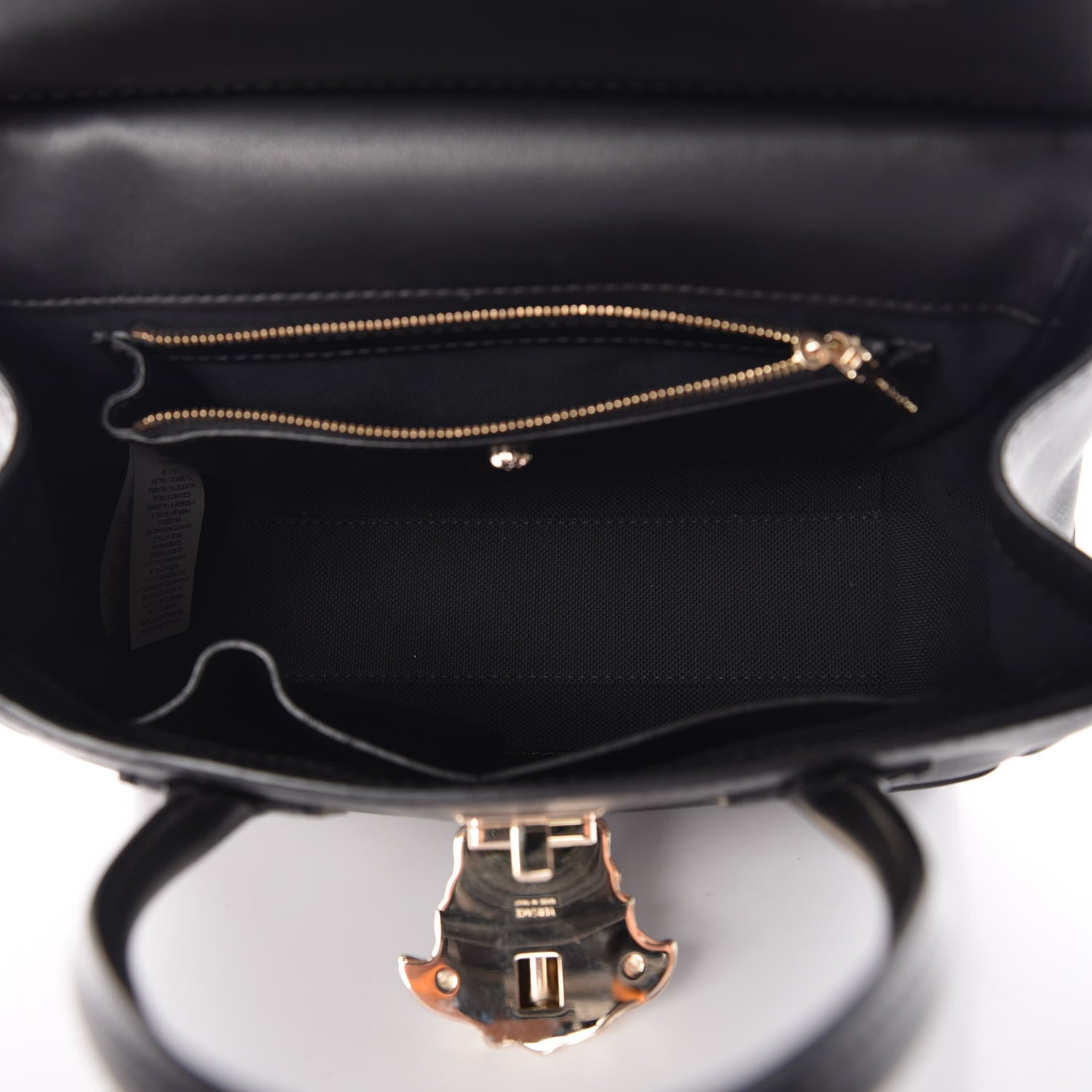 Versace Calfskin Medium Palazzo Empire Bag Black 5 of 13