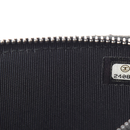 Chanel Sheepskin Chevron Quilted Studded Reissue Small Clutch With Chain Black 10 of 14