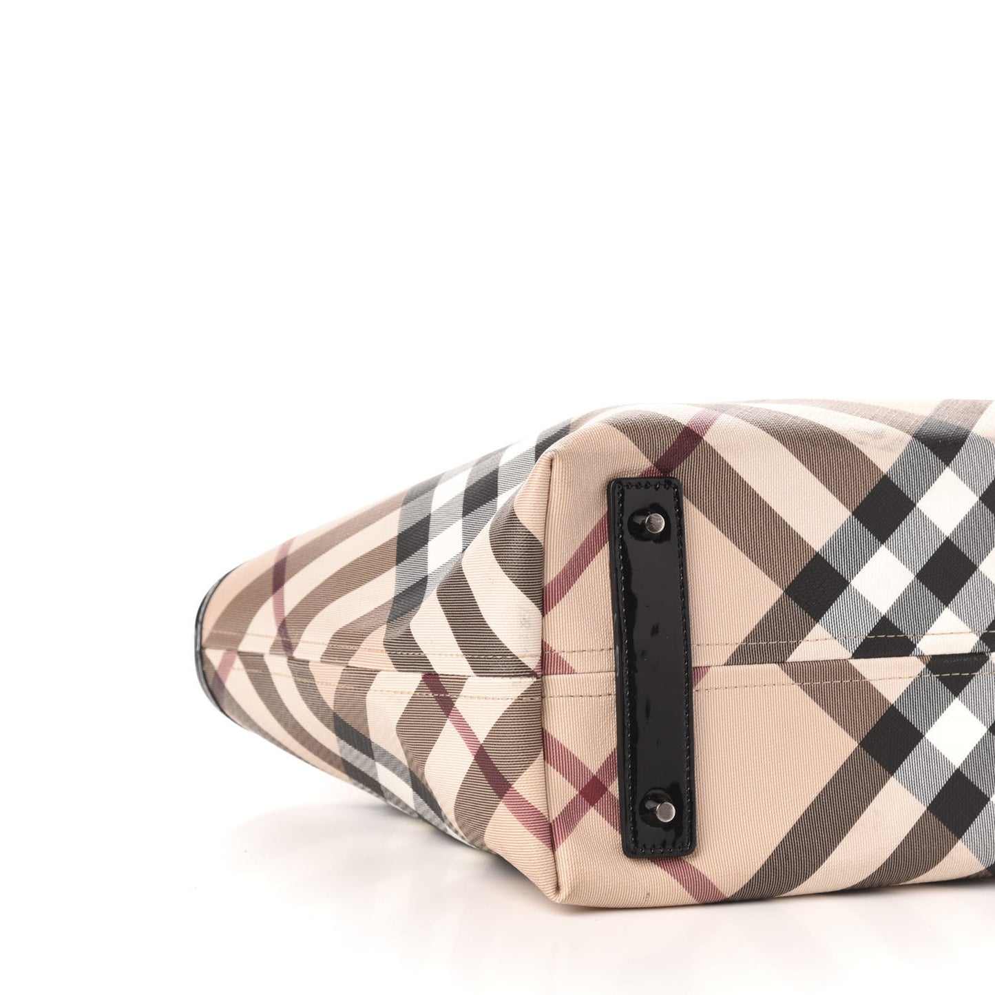 Nova Check Small Nickie Tote Black
