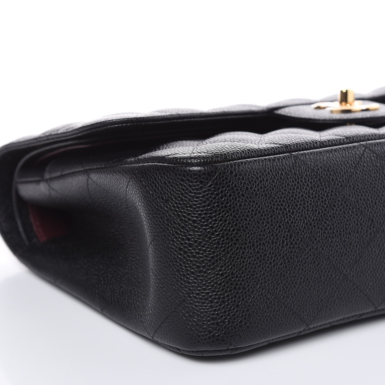 Chanel Caviar Quilted Jumbo Double Flap Black 8 of 10