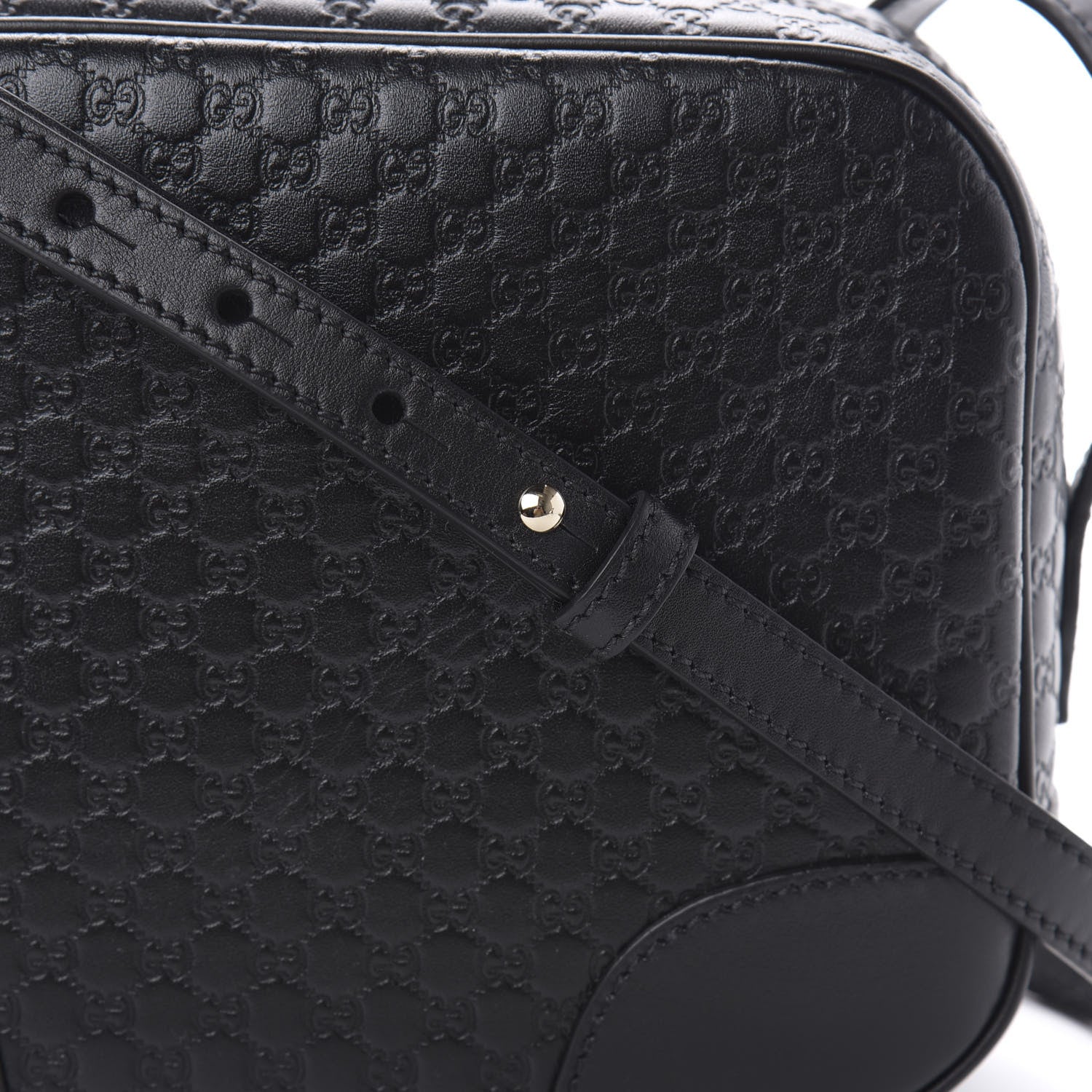 Gucci Microguccissima Mini Bree Messenger Bag Black 10 of 10