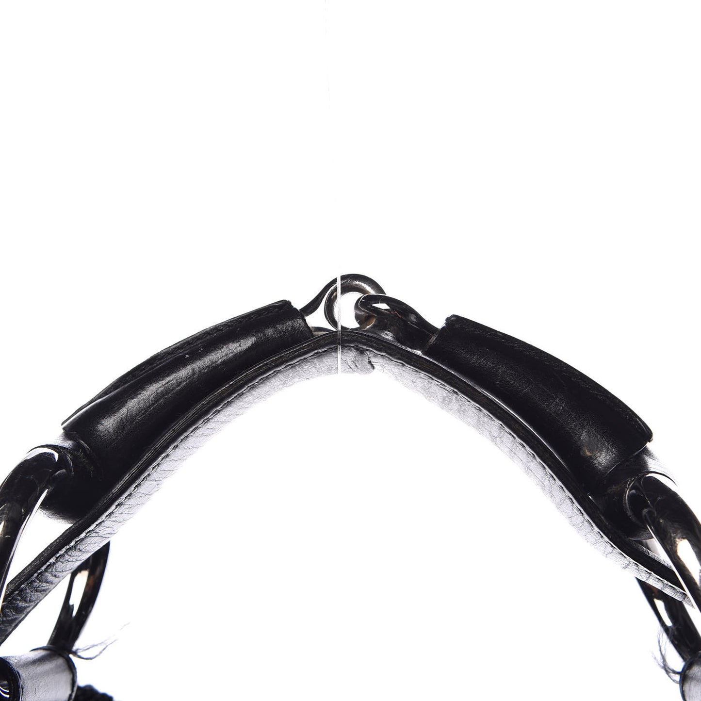 Monogram Large Horsebit Chain Hobo Black