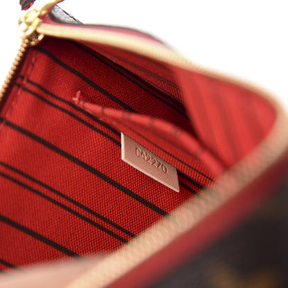 Louis Vuitton Monogram Neverfull MM GM Pochette Cherry 6 of 6
