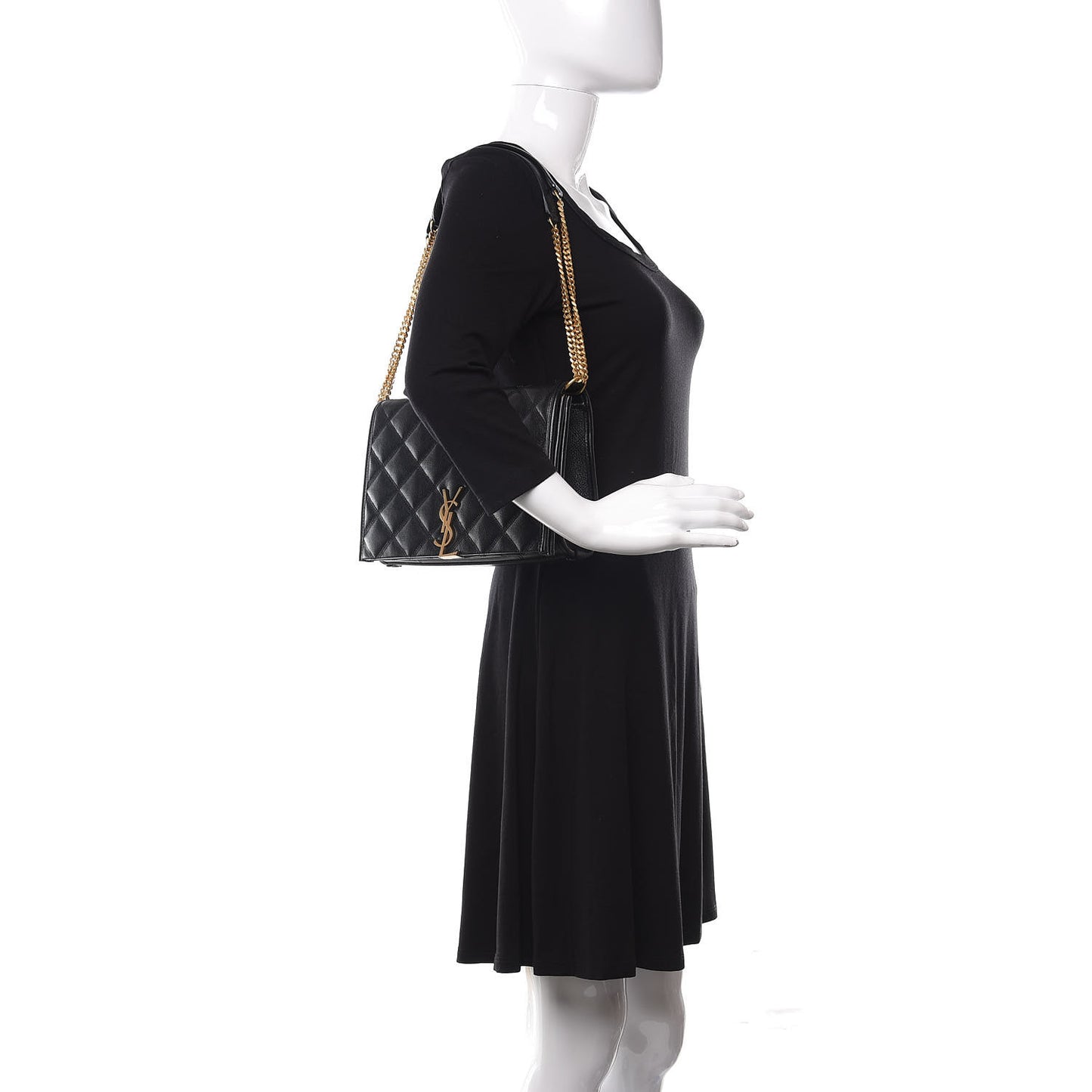 Lambskin Quilted Mini Becky Chain Bag Black