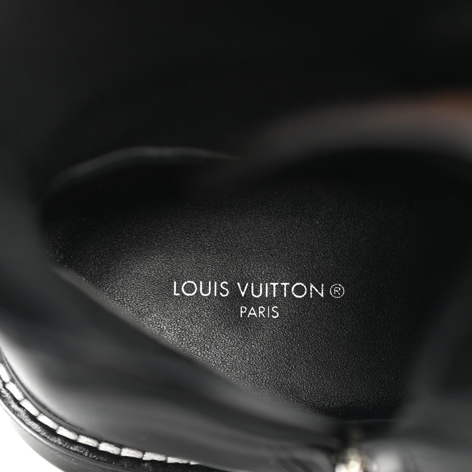 Louis Vuitton Calfskin Territory Flat Ranger Boots 40 Black 7 of 8