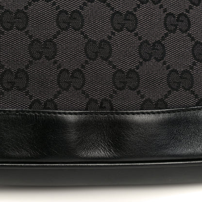 Gucci Monogram Small Jackie O Hobo Black 22 of 24