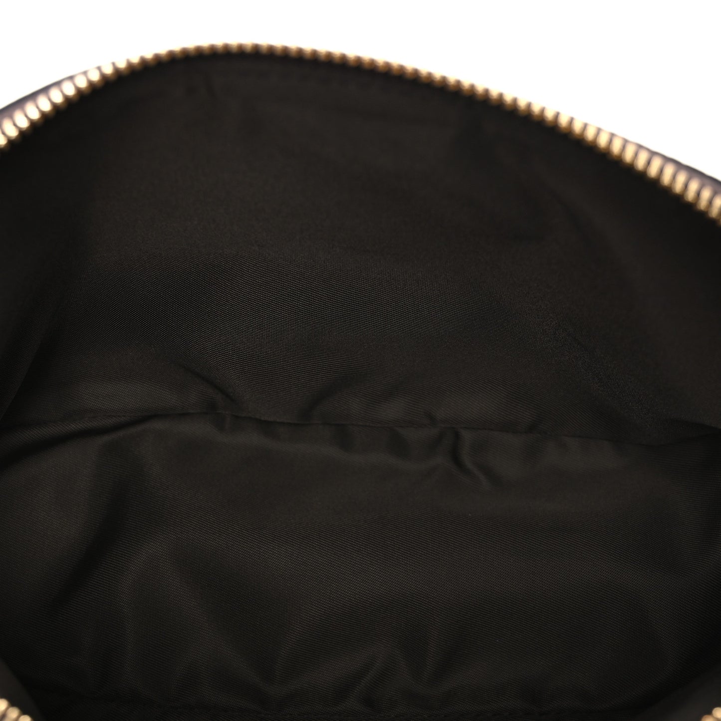GG Supreme Monogram Textured Calfskin Web Large Ophidia Cosmetic Case Beige Ebony New Acero