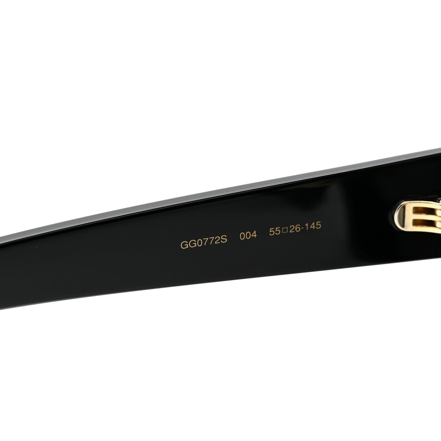 Acetate Square Sunglasses GG0772S Black