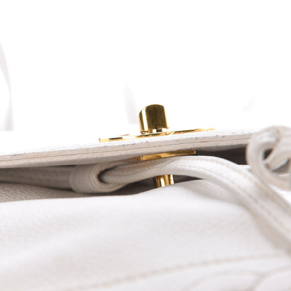 Chanel Caviar CC Backpack White 20 of 24