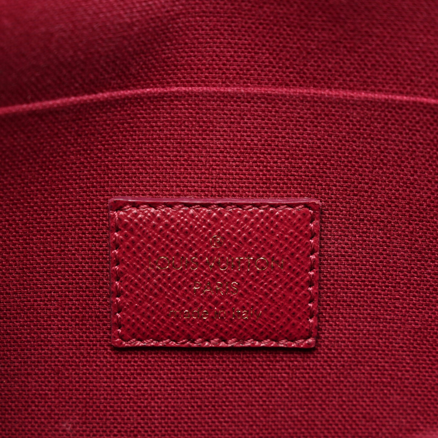 Monogram Pochette Felicie Chain Wallet Fuchsia