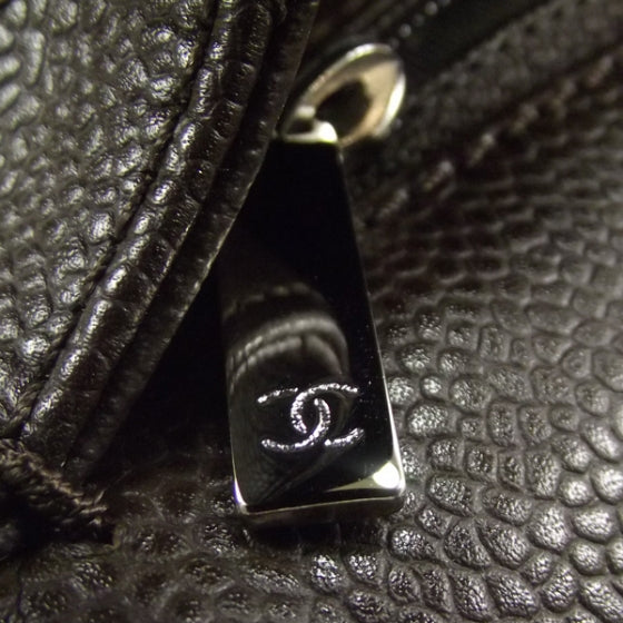 Chanel Caviar Jumbo Flap Dark Brown 11 of 14