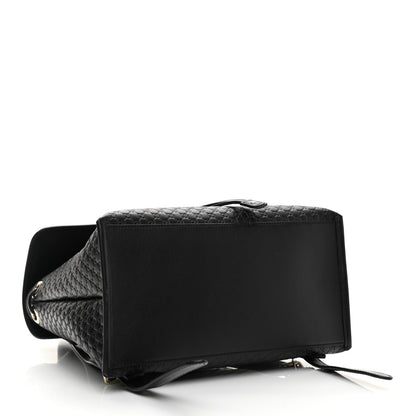 Gucci Microguccissima Drawstring Backpack Black 4 of 9