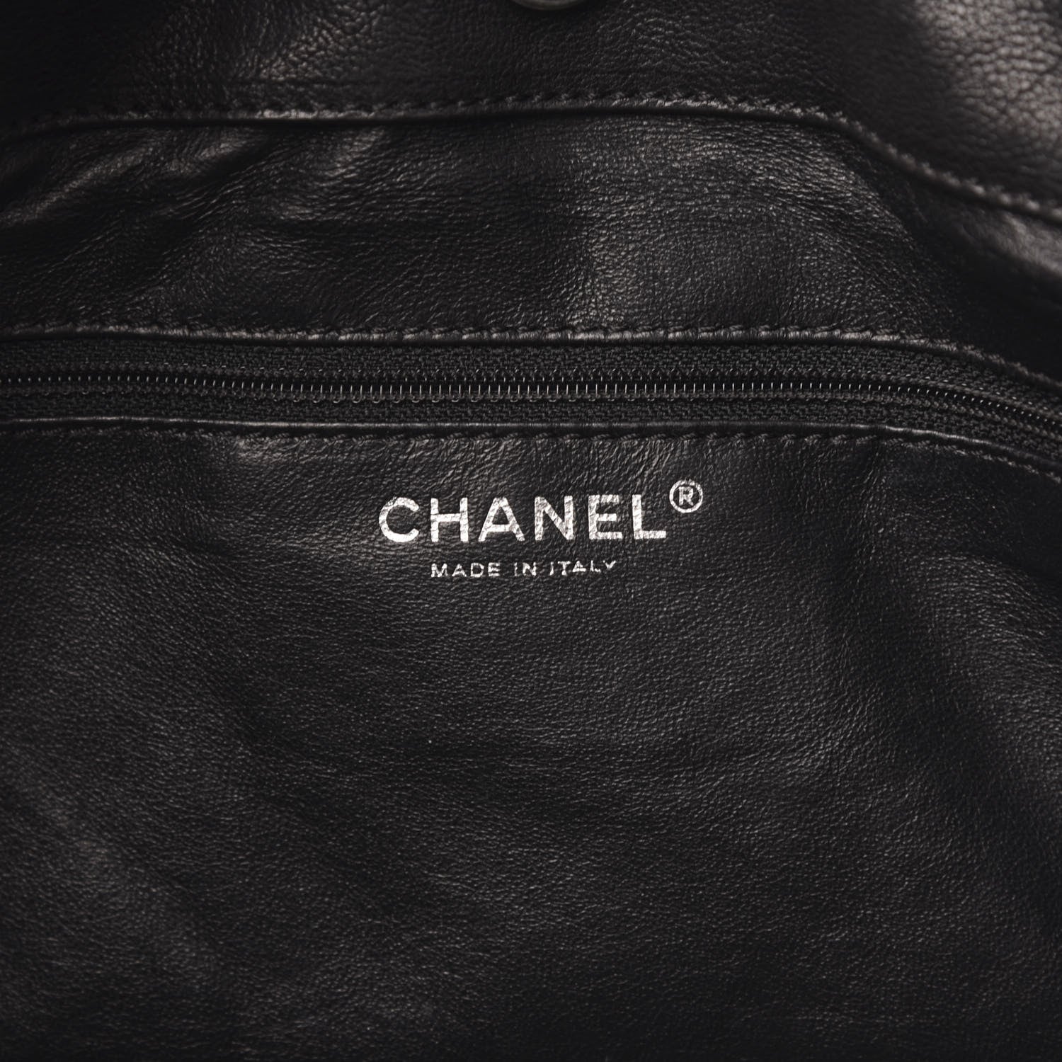 Chanel Glazed Calfskin East West Modern Chain Tote Black 6 of 14