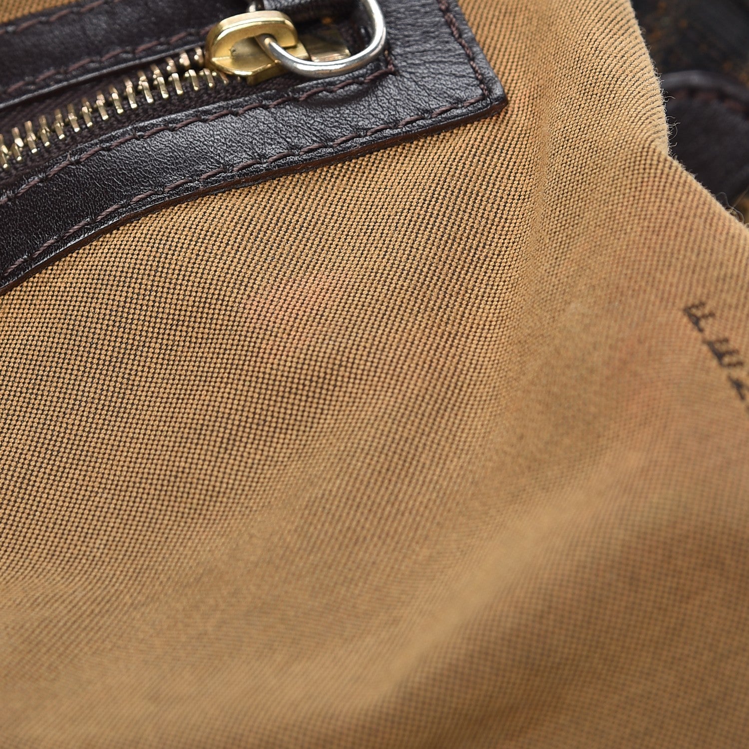 Fendi Zucca Small Chef Chain Hobo Tobacco 9 of 9