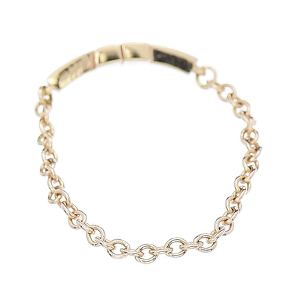 Tiffany 18K Rose Gold T Chain Ring 54 7 3 of 5