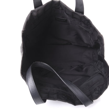 Chanel Nylon Large Travel Tote Black 4 of 12