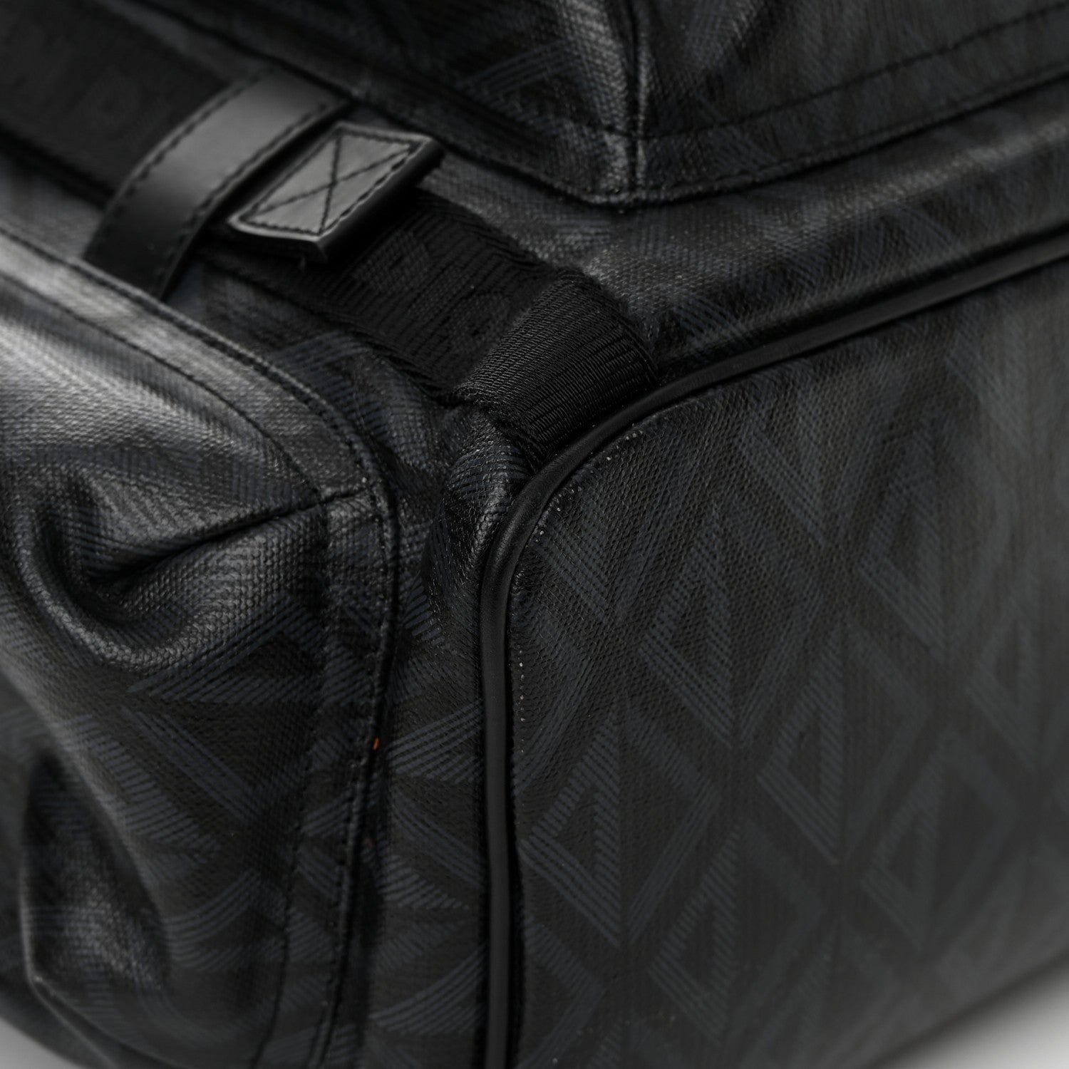 Christian Dior Canvas CD Diamond Hit The Road Backpack Black 9 of 13