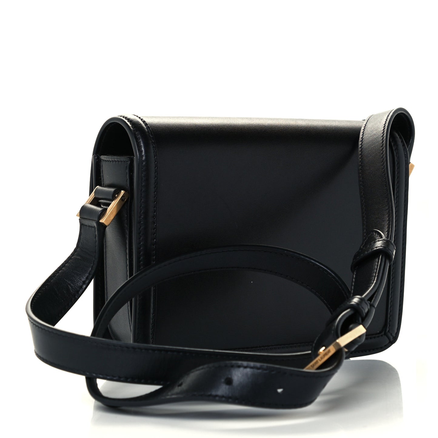 Smooth Calfskin Small Solferino Satchel Black