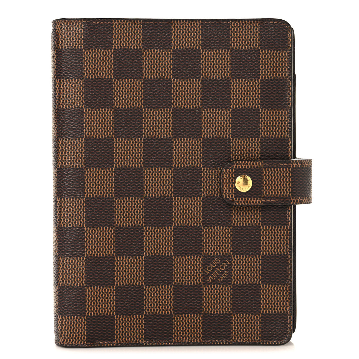 Damier Ebene Medium Ring Agenda Cover