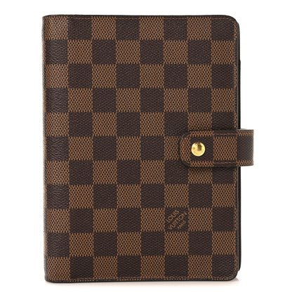 Louis Vuitton Damier Ebene Medium Ring Agenda Cover 1 of 8