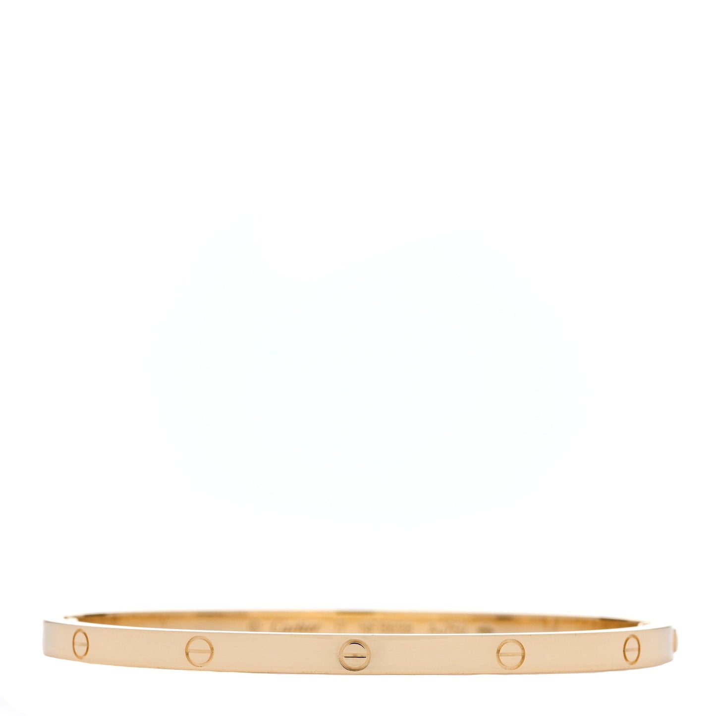 18K Yellow Gold Small LOVE Bracelet 17