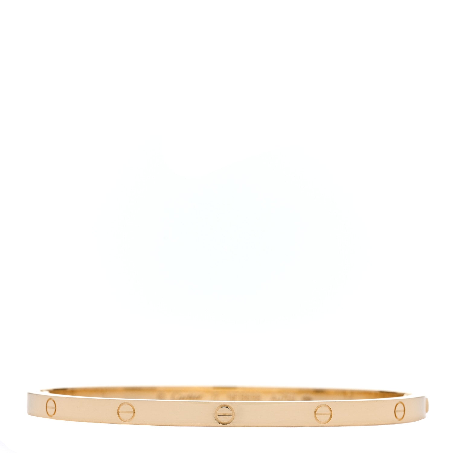 Cartier 18K Yellow Gold Small LOVE Bracelet 17 1 of 8